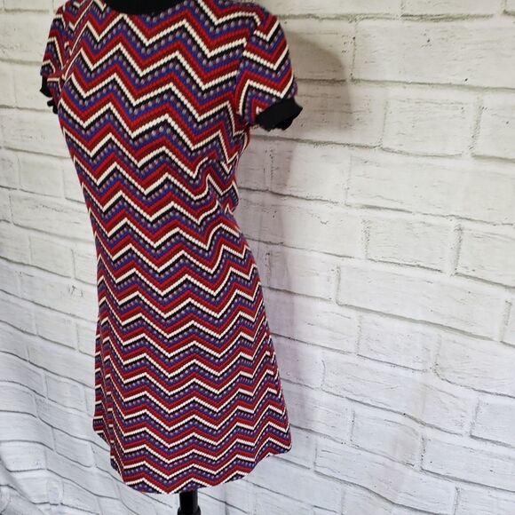 Zara tight knit stretchy short-sleeve dress medium - Picture 8 of 11
